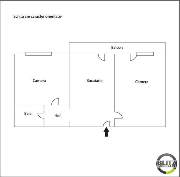 Apartament de vânzare 2 camere Manastur - 1075AV | BLITZ Cluj-Napoca | Poza1