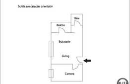 1 camera, semifinisat, 37 mp, cu loc de parcare, zona Teilor