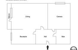 2 camere, decomandat, 49,80 mp utili, imobil nou, parcare, zona strazii Jupiter!