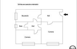 Vanzare 2 camere in zona Liviu Rebreanu, 50 mp utili, decomandat