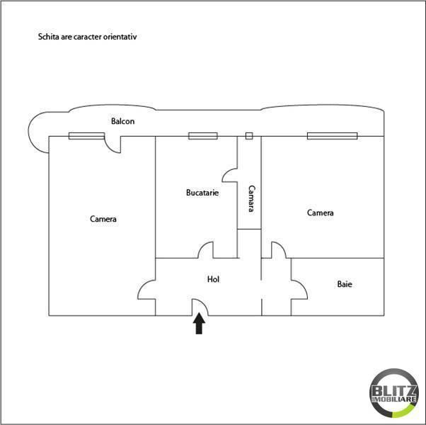 Apartament de vânzare 2 camere Manastur - 1086AV | BLITZ Cluj-Napoca | Poza1