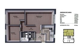 Blitz va propune spre vanzare un apartament spatios, semifinisat intr-o zona linistita