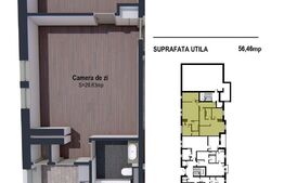 Blitz va propune spre vanzare un apartament spatios, semifinisat intr-o zona linistita