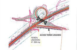 Teren constructie hale , langa autostrada, Targu Mures