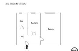 Vanzare 1 camera 36 mp utili, decomandat, boxa la subsol, zona strazii Donath!