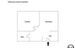 Apartament 1 camera, 39 mp utili, imobil nou, zona strazii Oasului