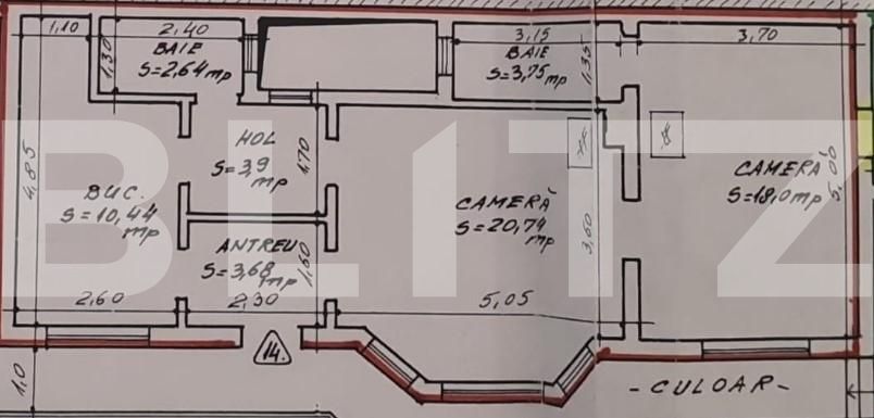 Apartament de vânzare 2 camere Central - 109283AV | BLITZ Cluj-Napoca | Poza1