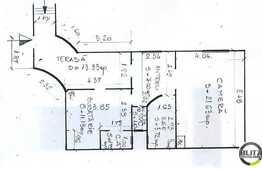 Apartament 2 camere, 46,38 mp utili, terasa, zona Piata Mihai Viteazul