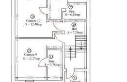 Vila cu 10 camere, 250 mp, zona Marasti, curte privata