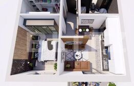 EXCLUSIVITATE! 2 camere, semifinisat, parcare subterana BETA Residence