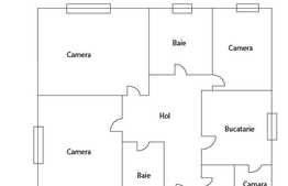 Vanzare 3 camere, decomandat, zona magazinului Profi