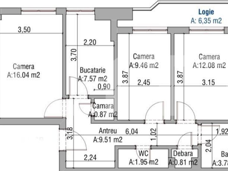 Apartament de vânzare 3 camere Marasti - 109771AV | BLITZ Cluj-Napoca | Poza1
