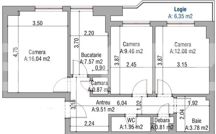 Apartament de vânzare 3 camere Marasti - 109771AV | BLITZ Cluj-Napoca | Poza1