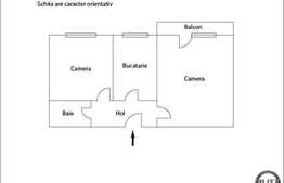 Apartament 2 camere, 40 mp utili, mobilat si utilat complet, zona Big