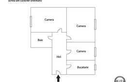 Vanzare 3 camere, decomandat, 65 mp, boxa la subsol, zona strazii Mehedinti!