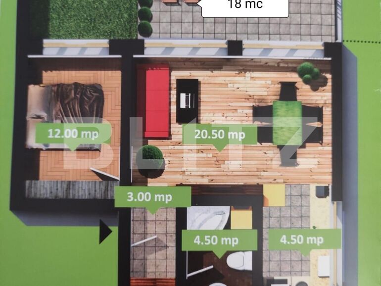 Apartament de vânzare 2 camere Manastur - 110498AV | BLITZ Cluj-Napoca | Poza1