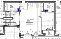 Apartament 3 camere, 58 mp, loc de parcare subteran, zona Vivo!