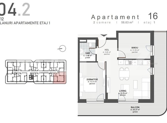 Apartament de vânzare 2 camere Floreşti - 110576AV | BLITZ Cluj-Napoca | Poza1