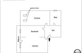 De vanzare 2 camere la mansarda, 55 mp, in imobil nou! Zona Florilor!