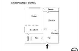 2 camere, 71 mp, mobilat modern, zona Tauti! Loc parcare! Etaj intermediar!