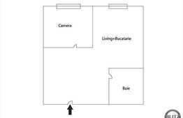 Vanzare 2 camere, 44 mp utili, imobil nou, complet mobilat, zona Calea Turzii!