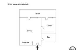 Vanzare 2 camere, 38 mp utili, imobil nou, terasa 30 mp utili, zona Babes!