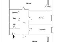 Vanzare apartament decomandat cu 3 camere la cateva minute de Billa