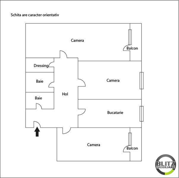 Apartament de vânzare 3 camere Manastur - 1110AV | BLITZ Cluj-Napoca | Poza1