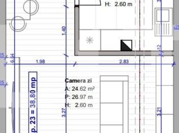 Garsonieră de vânzare Floreşti - 111013AV | BLITZ Cluj-Napoca | Poza1