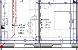 Apartament 2 cam, 43 mp, terasa 19 mp, parcare, zona Terra