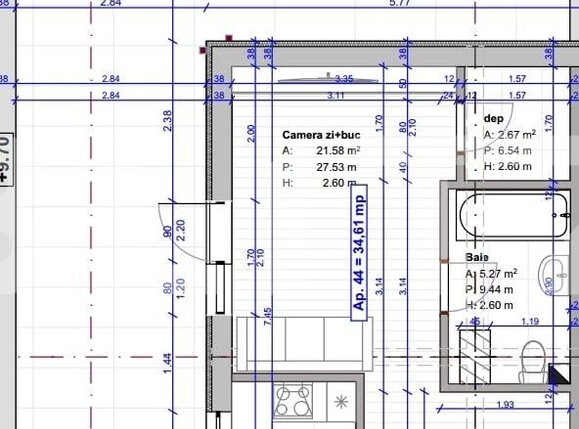Garsonieră de vânzare Floreşti - 111070AV | BLITZ Cluj-Napoca | Poza1