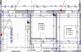 Apartament 3 cam, 63 mp, terasa 28 mp, parcare, zona Terra