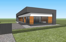 Casa exclusivista plan parter, SMART-ECO, piscina incalzita, 120mp utili, teren 700mp, zona centrala, Harman