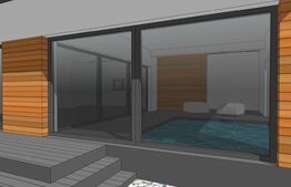 Casa exclusivista plan parter, SMART-ECO, piscina incalzita, 120mp utili, teren 700mp, zona centrala, Harman