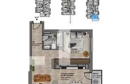 Apartament de 2 camere, 61 mp, finisat, etaj intermediar, zona Corneliu Coposu