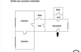 Apartament 2 camere vanzare, 75 mp utili, zona Republicii, cu boxa