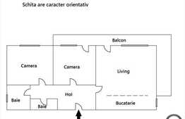 3 camere, 75.97 mp utili, semifinisat, imobil nou, terasa, garaj optional