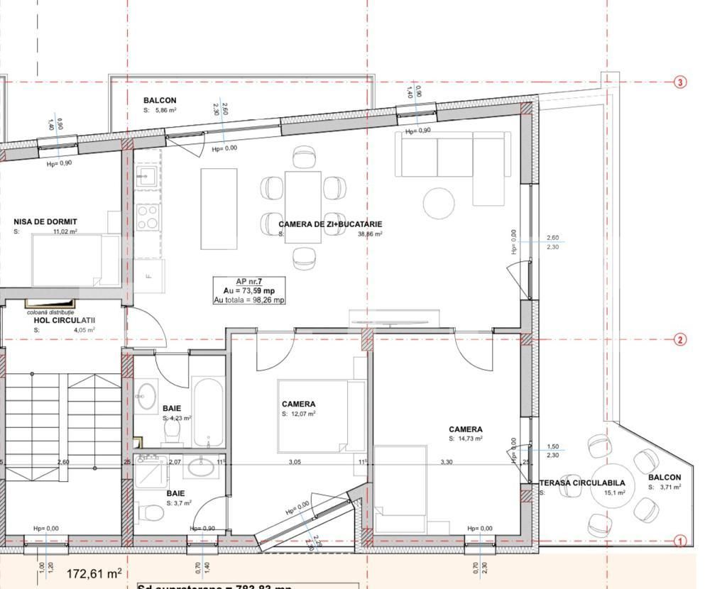 Apartament de vânzare 2 camere Marasti - 111647AV | BLITZ Cluj-Napoca | Poza1