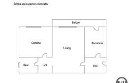Vanzare 2 camere, 43 mp utili, balcon, izolat exterior, zona strazii Mehedinti!
