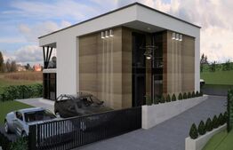 Casa moderna, 165 mp utili, 650 mp teren, cartier privat