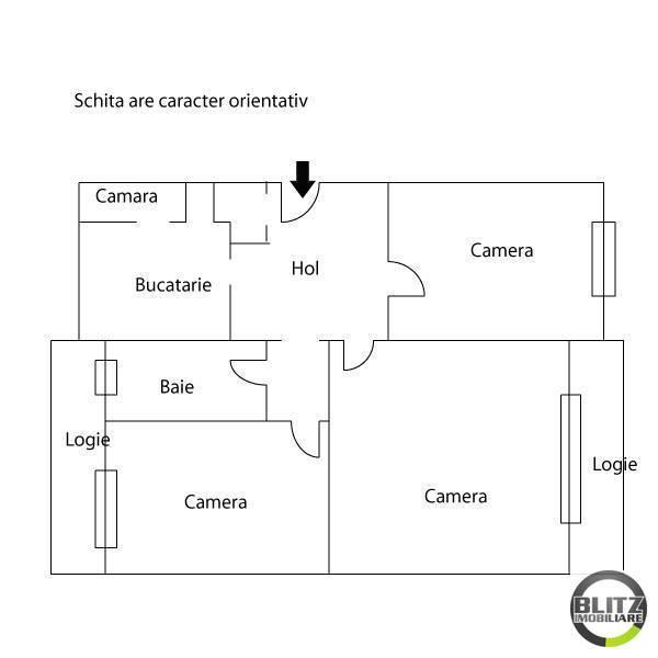 Apartament de vânzare 3 camere Manastur - 1120AV | BLITZ Cluj-Napoca | Poza1