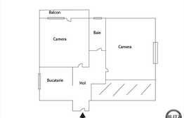 2 camere, 57,5 mp utili, boxa la subsol, zona strazii Dambovitei!