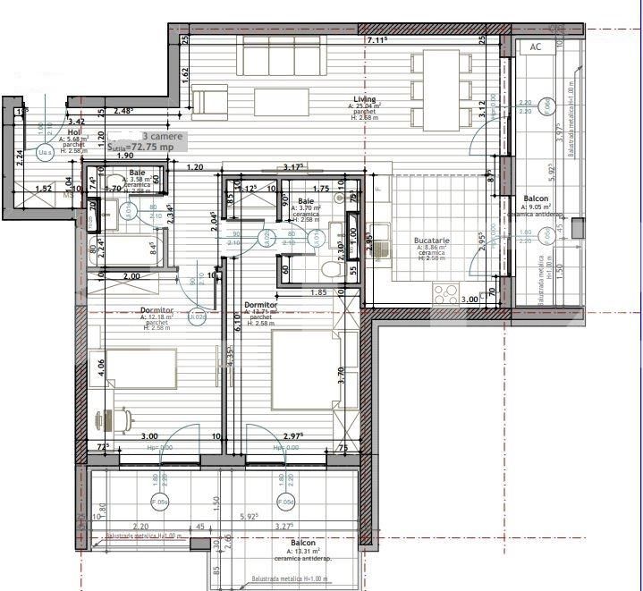 Apartament de vânzare 3 camere Zorilor - 112247AV | BLITZ Cluj-Napoca | Poza14