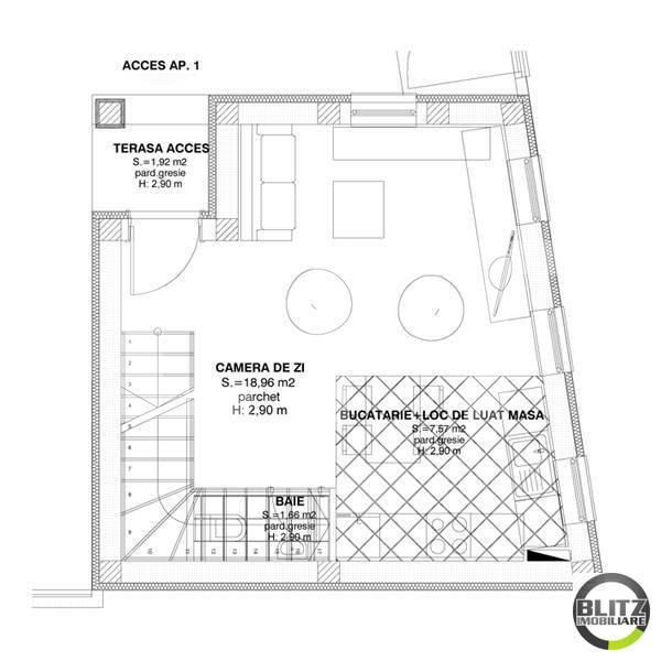 Apartament de vânzare 2 camere Central - 1123AV | BLITZ Cluj-Napoca | Poza13