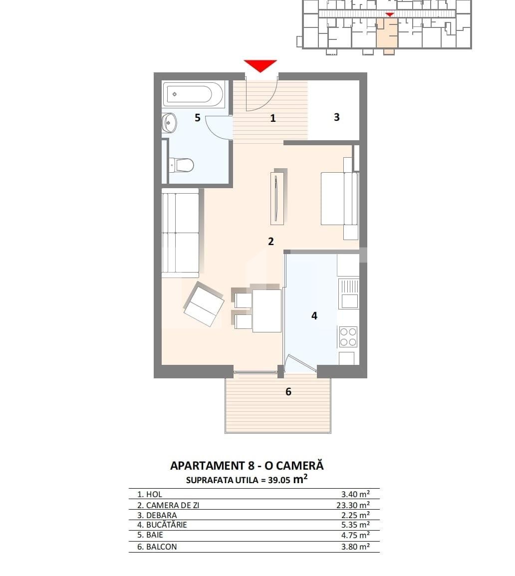 Apartament de vânzare 2 camere Zorilor - 112666AV | BLITZ Cluj-Napoca | Poza2