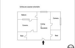 3 camere, 70 mp, semifinisat, parcare optional