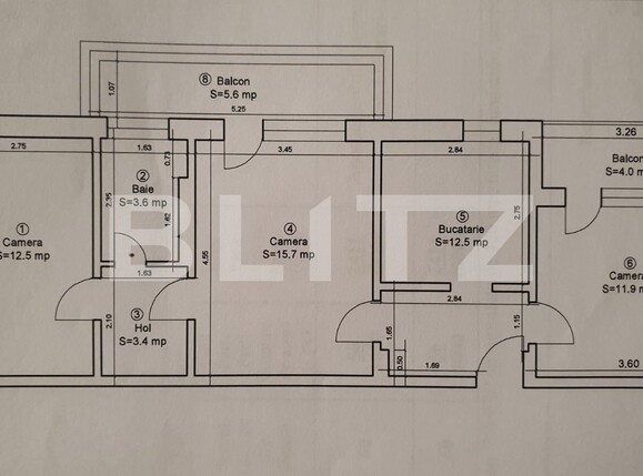 Apartament de închiriat 3 camere Astra - 112835AI | BLITZ Brașov | Poza1
