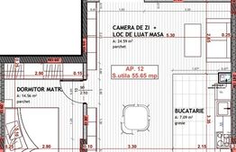  COMISION 0%! Apartament 2 cam, finisat, 55 mp, TVA inclus, zona Avram Iancu