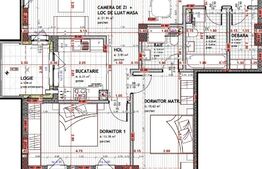  Comision 0 %! Apartament 3 cam, semifinisat, 79 mp, TVA inclus, zona Avram Iancu