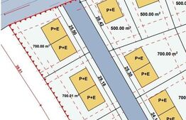 Teren Intravilan autorizat 700 mp, utilitati, Chinteni Aquapark 